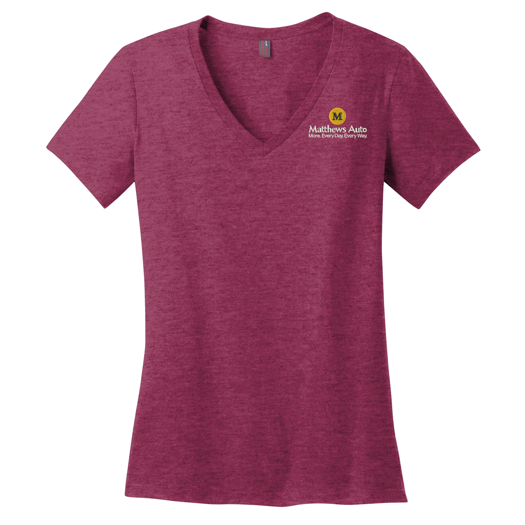 Matthews District ® Women’s Perfect Weight ® V-Neck Tee WOMENS