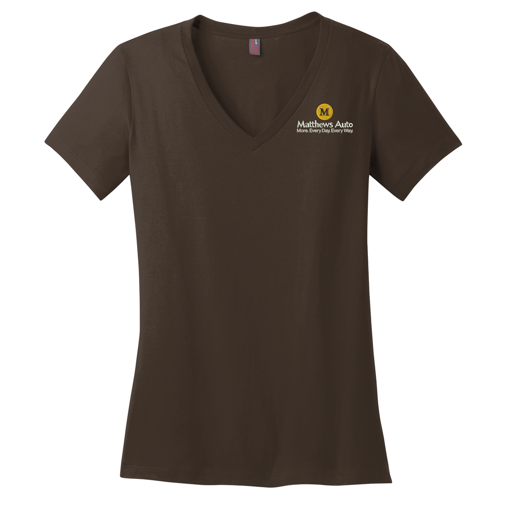 Matthews District ® Women’s Perfect Weight ® V-Neck Tee WOMENS