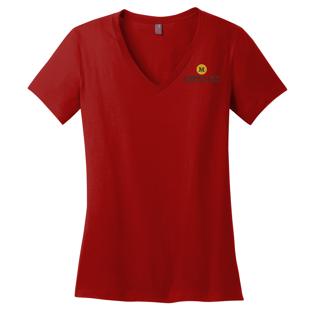 Matthews District ® Women’s Perfect Weight ® V-Neck Tee WOMENS