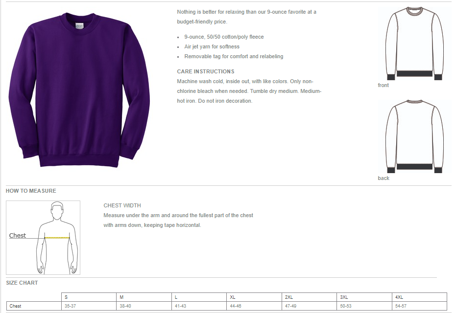 Matthews Essential Fleece Crewneck Sweatshirt - UNISEX