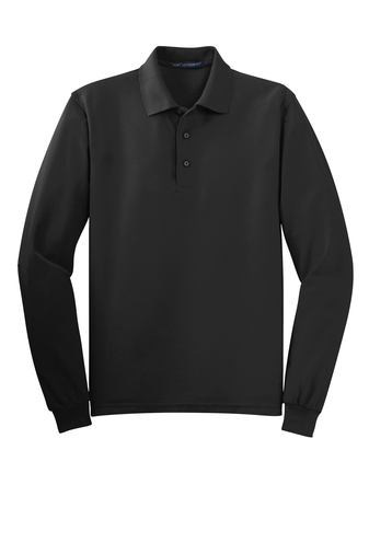 MENS Matthews Port Authority® Silk Touch™ Long Sleeve Polo
