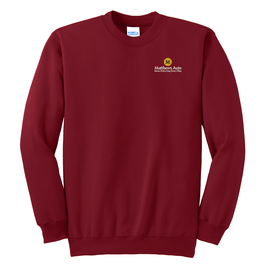 Matthews Essential Fleece Crewneck Sweatshirt - UNISEX
