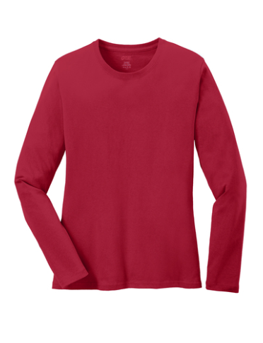 Matthews Ladies Long Sleeve Core Cotton Tee WOMEN **SALE** (XL only)