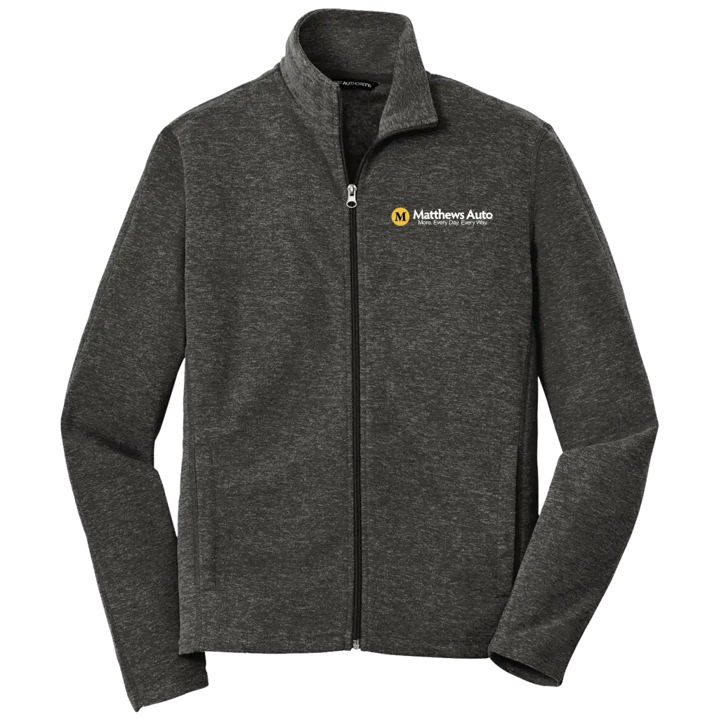 Matthews Port Authority® Heather Microfleece Full-Zip Jacket - Men's 