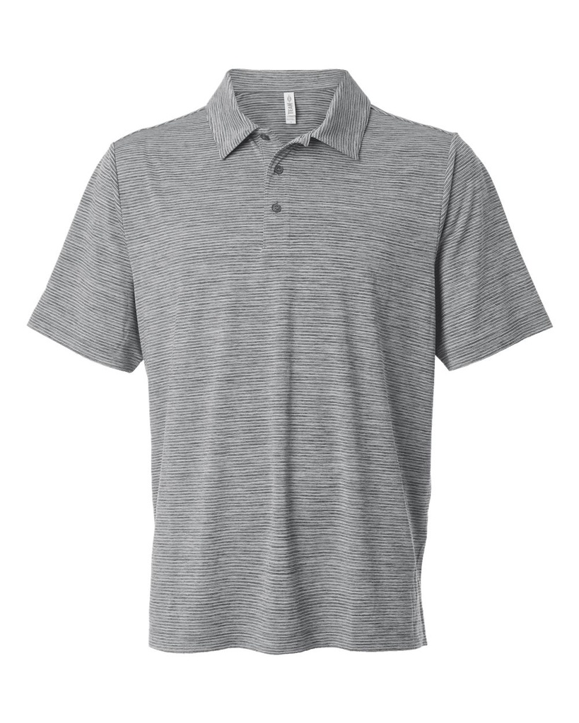 Matthews Auto Team 365 Men's Relay Heathered Stripe Polo - MEN