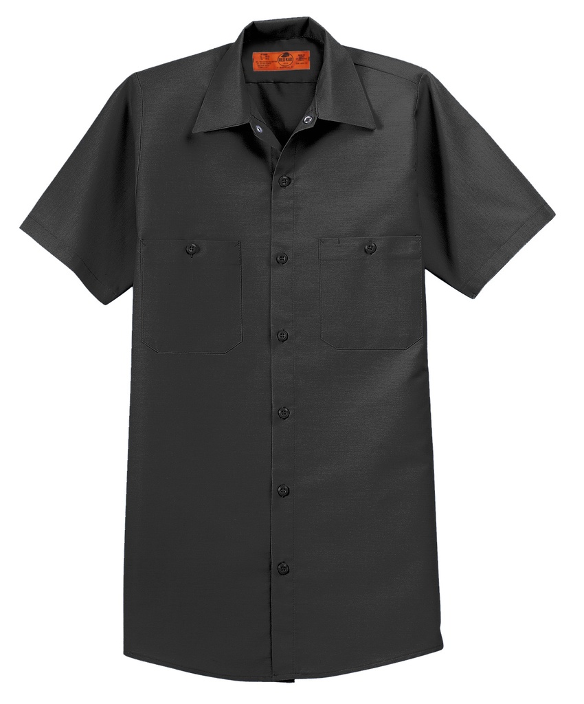Matthews Auto Red Kap® Long Size Short Sleeve Industrial Work Shirt MENS TALL