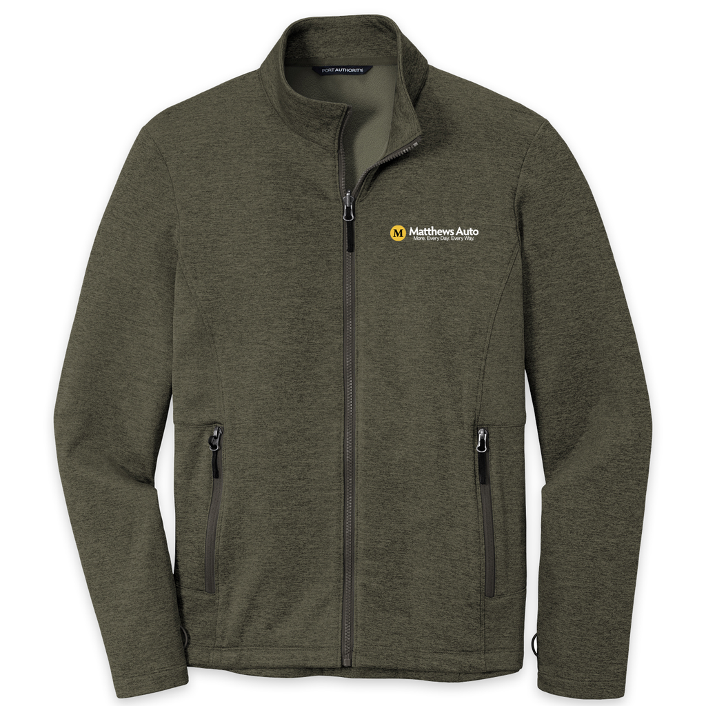 Matthews Port Authority® Collective Striated Fleece Jacket MENS **SALE** (L, 4XL and 5XL only)