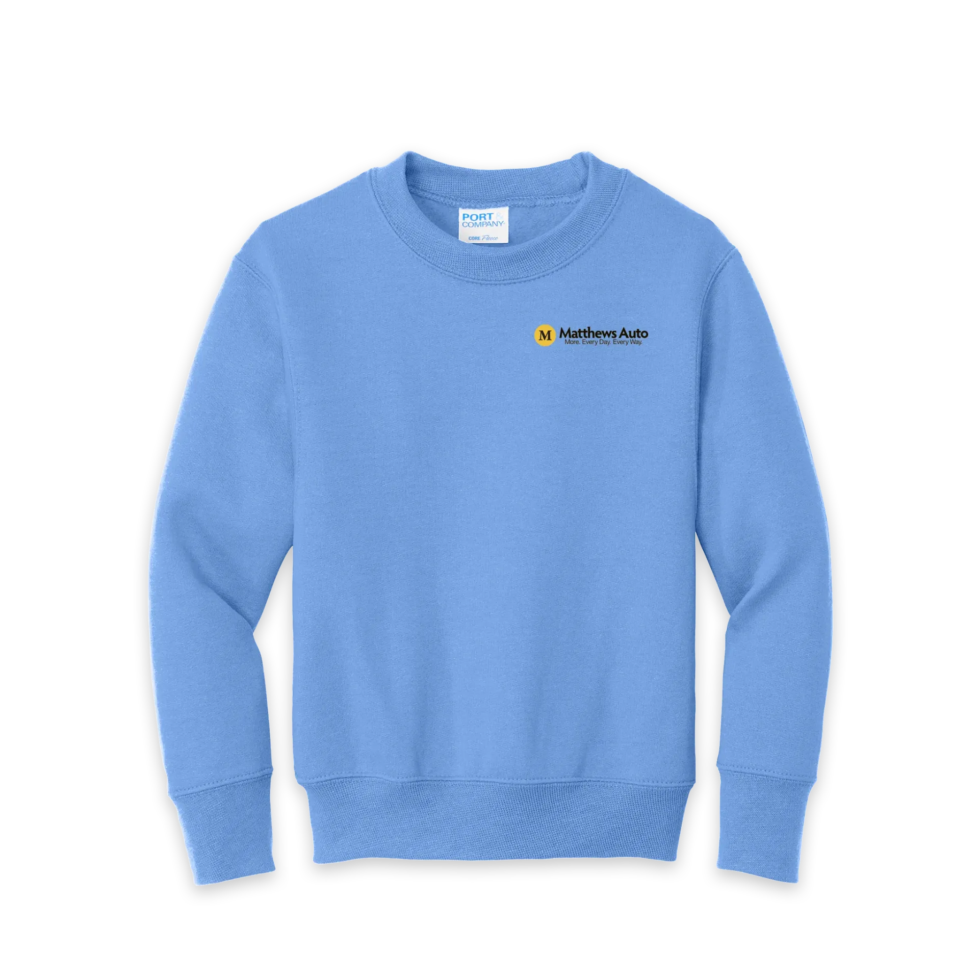 Matthews Auto Youth Crewneck Sweatshirt - YOUTH