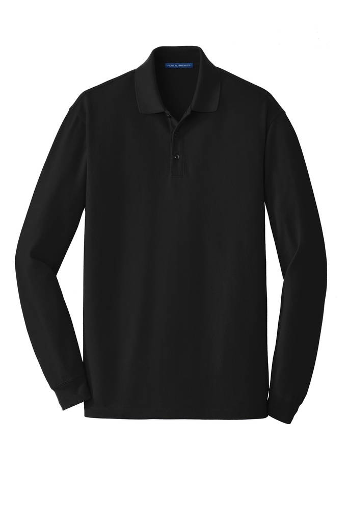 Matthews Auto Port Authority® EZCotton® Long Sleeve Polo - MEN