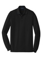 Matthews Auto Port Authority® EZCotton® Long Sleeve Polo - MEN
