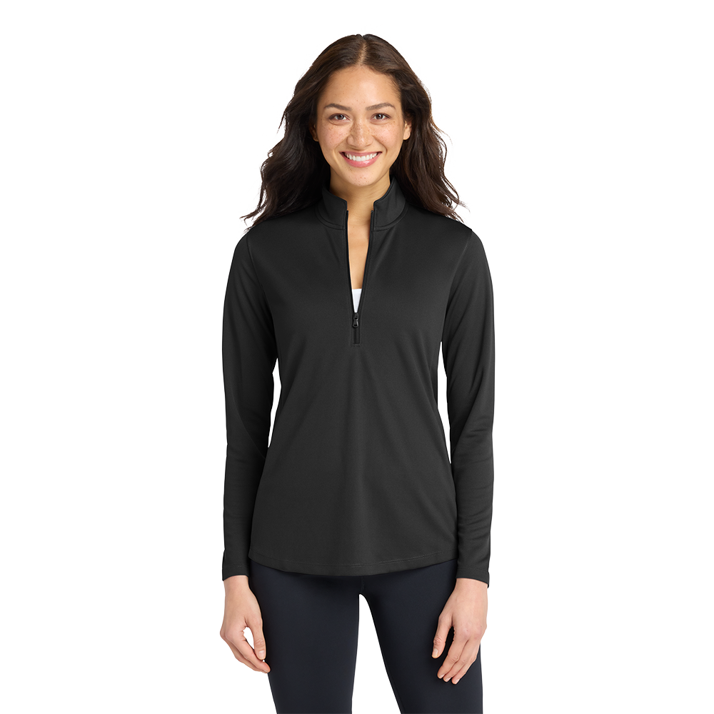 Matthews Auto Port Authority® Women's Dry Zone® UV Micro-Mesh 1/4-Zip -WOMENS