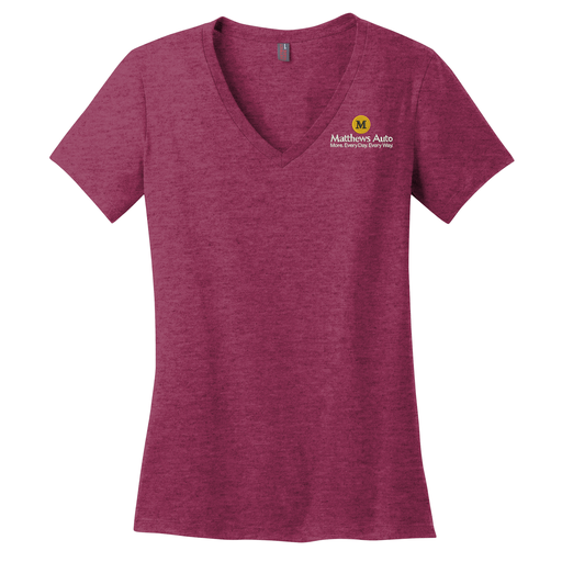 Matthews Auto District ® Women’s Perfect Weight ® V-Neck Tee WOMENS