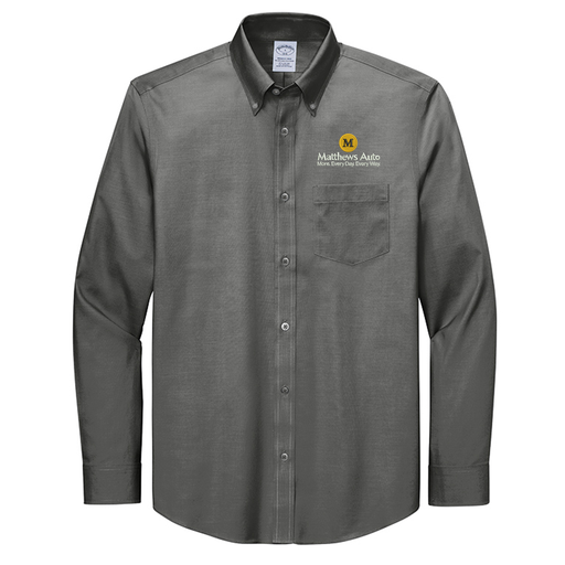 Matthews Brooks Brothers® Wrinkle-Free Stretch Pinpoint Shirt **SALE** (XS and M only)