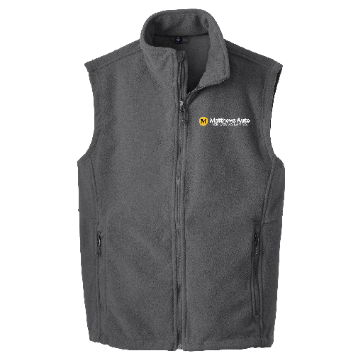 Matthews- Men's Fleece Vest - MENS **SALE** (Navy XL only)