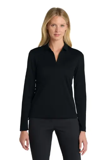 Matthews Auto Nike Women's Dri-FIT Micro Pique 2.0 Long Sleeve Polo ***SALE*** (Size L Black only)
